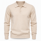 📢Kundenliebling + 50% Rabatt!📢Einfarbiges langärmliges Herren-Strickoberteil, Pullover