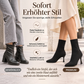 Damen elegante Streckspitz-Stiefeletten mit Strick-Stiletto-Absatz