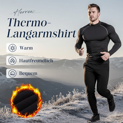 Herren Thermo Kompression Langarmshirt