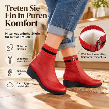 Bequeme warme, rutschfeste Stiefel für Damen