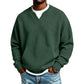 Legere Waffelstrick-Sweatshirt für Herren