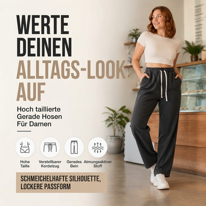 ❄️🔥 Wärmegefütterte Denim-Jeans Damen Geradbeinig