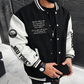 📢Heute 50%! Schnell sein!📢 Freizeit-Baseballjacke für Herren mit Farbblock-Design