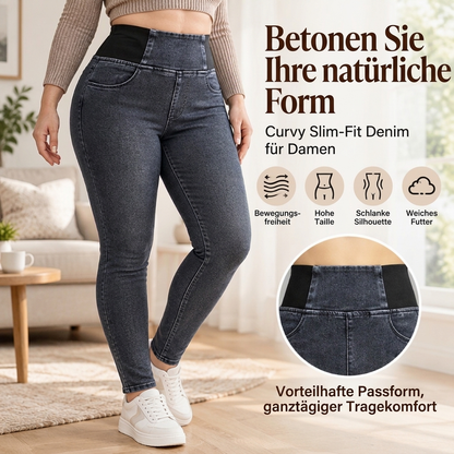 📢🎉50%Rabatt!!!🛍️✨Damen elastische Skinny Jeans mit hohem Bund