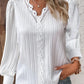 Damen-Langarmshirt mit V-Ausschnitt und Spitze, lockeres Hemd 🎁Kaufen Sie 2 Stück versandkostenfrei