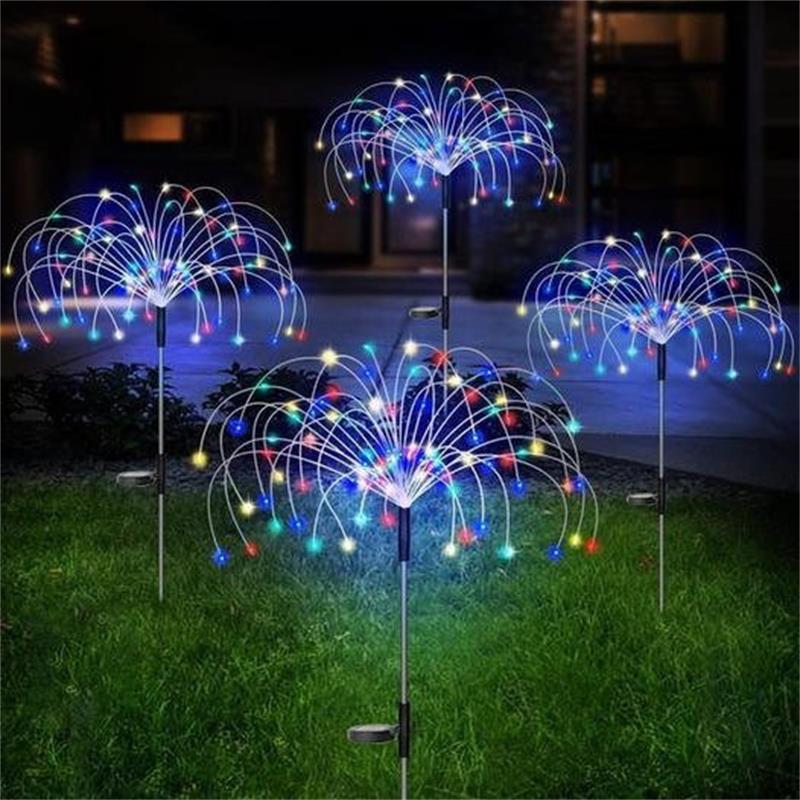 Letzter Tag 50% OFF - Wasserdichtes Solar Gartenfeuerwerk Licht-3