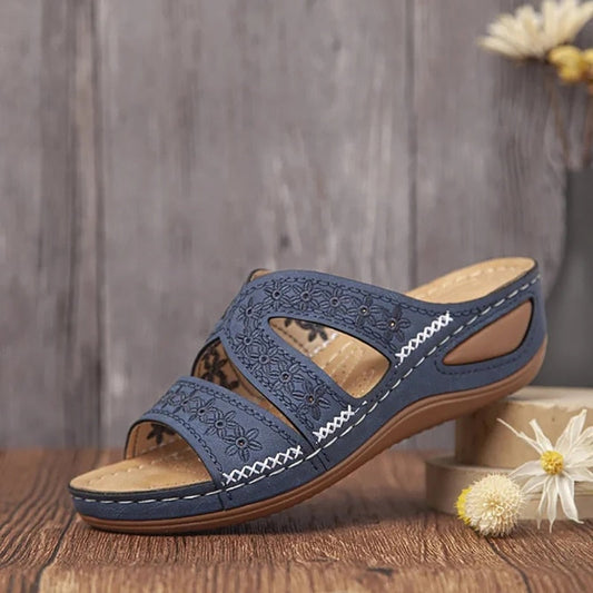 Letzter Tag 50 % Rabatt | Hochwertige orthopädische Slipper-Sandalen mit dickem Plateau