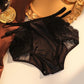 Sexy nahtlose Spitzenhöschen aus Seide mit doppeltem Riemen 【kaufen 3 bekommen 1】