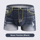 Kreative Unterhose im Denim-Look für Herren